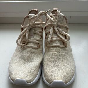 adidas Cream Athletic Shoes